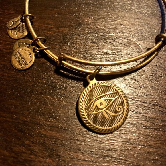 Alex and Ani Eye of Horus Charm Bracelet - Picture 1 of 3